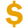 Dollar sign icon