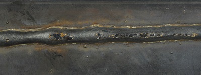 weld bead with high amperage