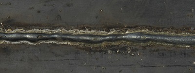 weld bead with travel speed too fast